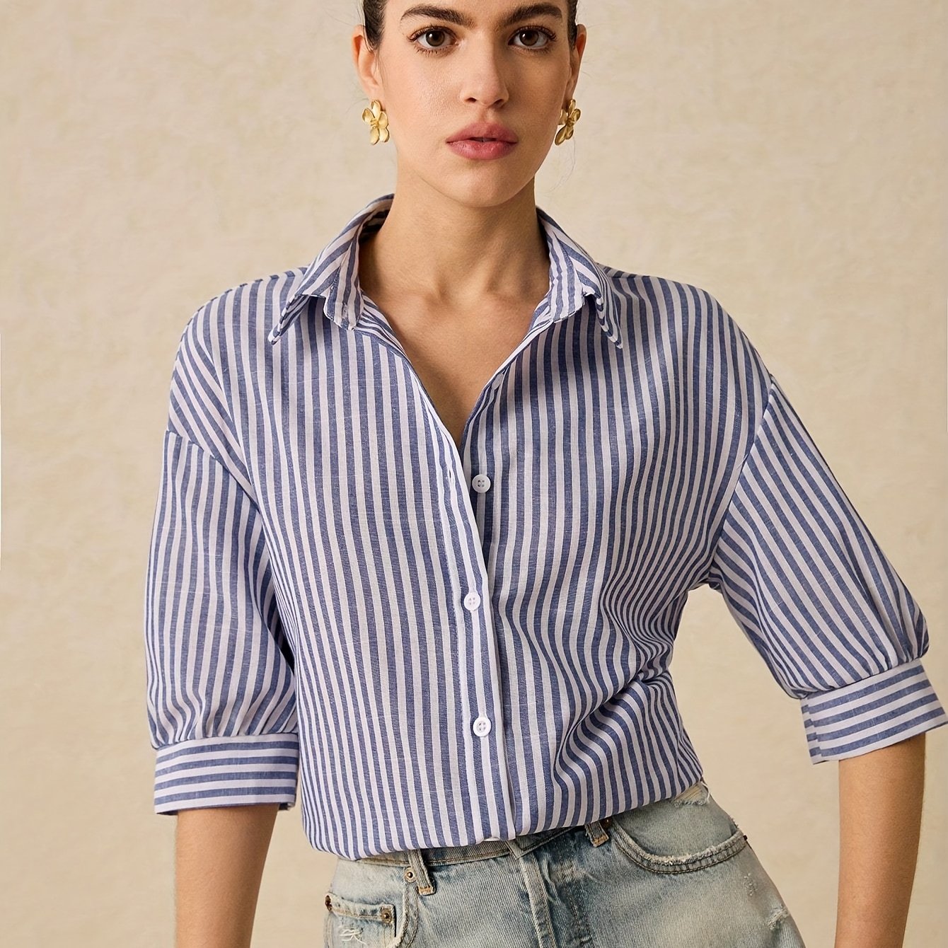 Violet | Blouse with lines