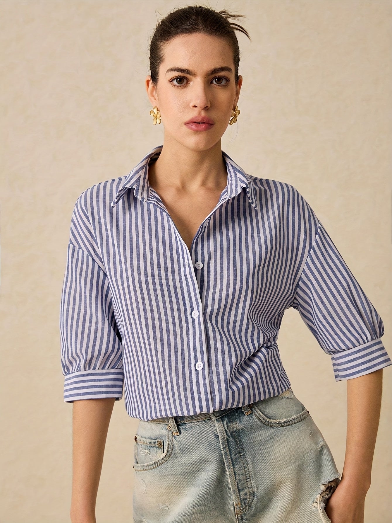 Violet | Blouse with lines