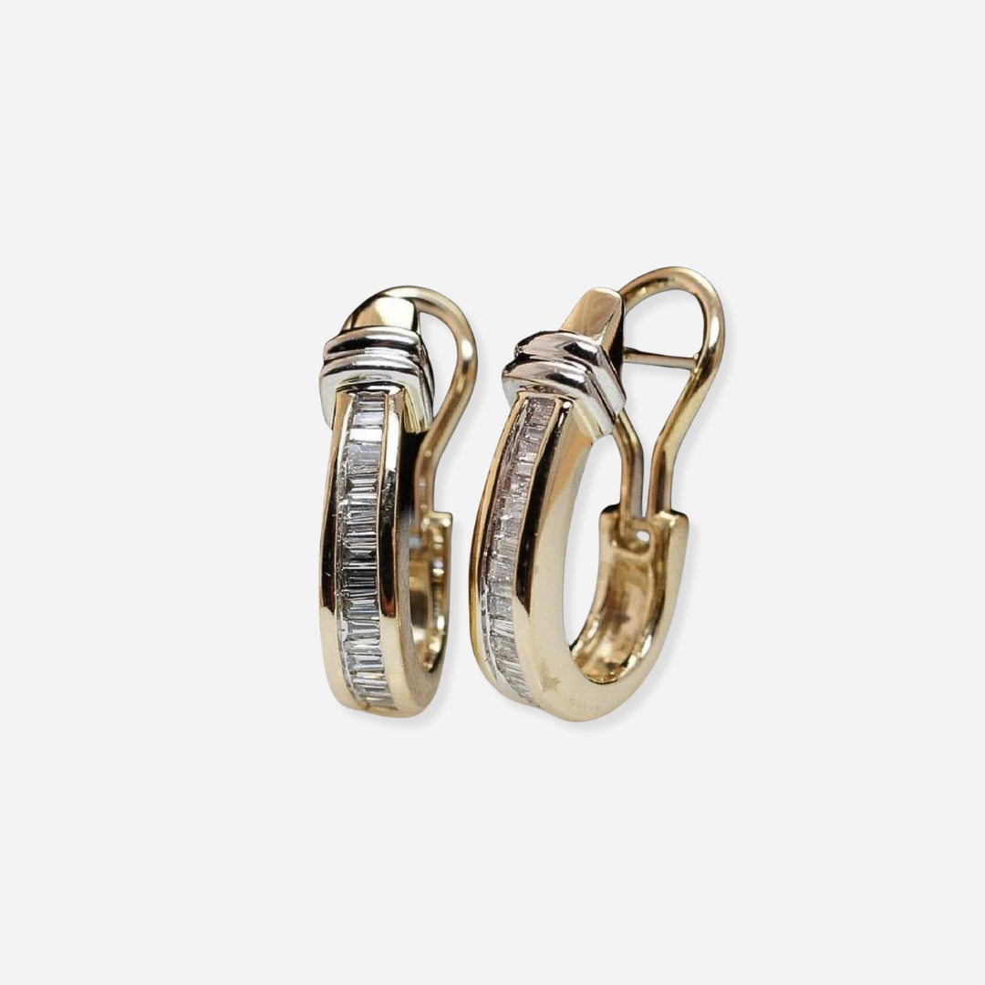 Valeria | vintage diamond earrings
