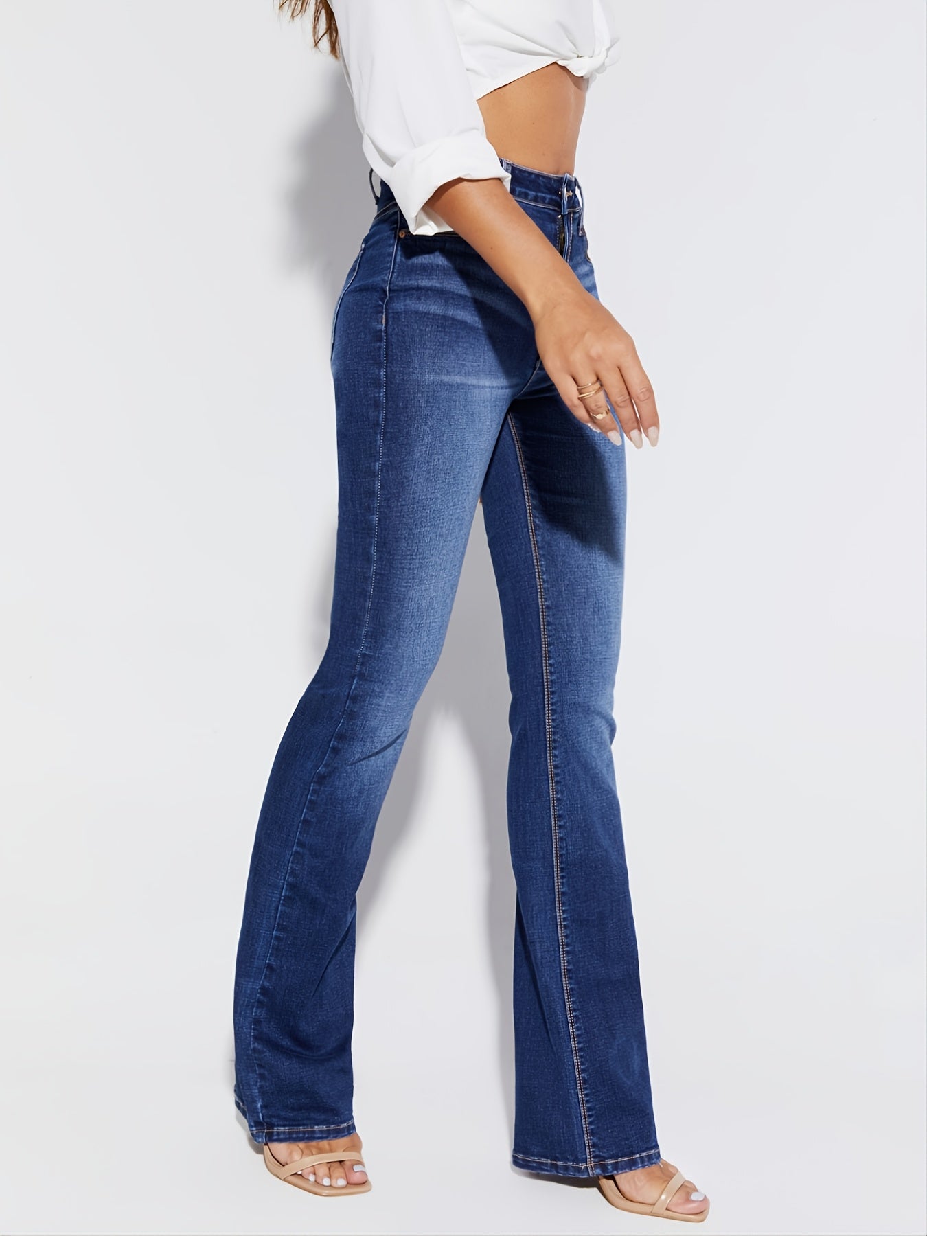 Casual Wide Leg Denim