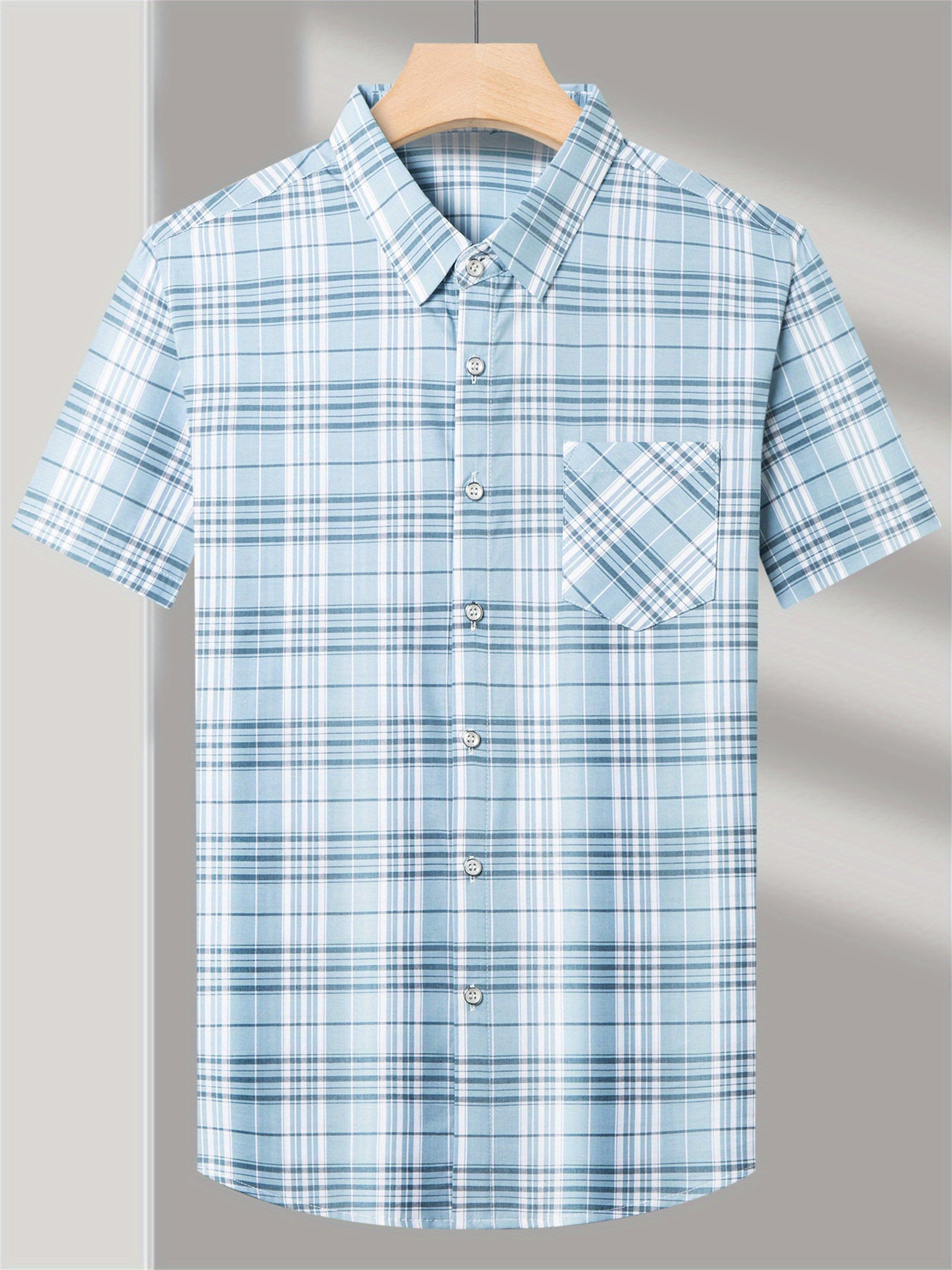 RENS | Checked shirt with short sleeves