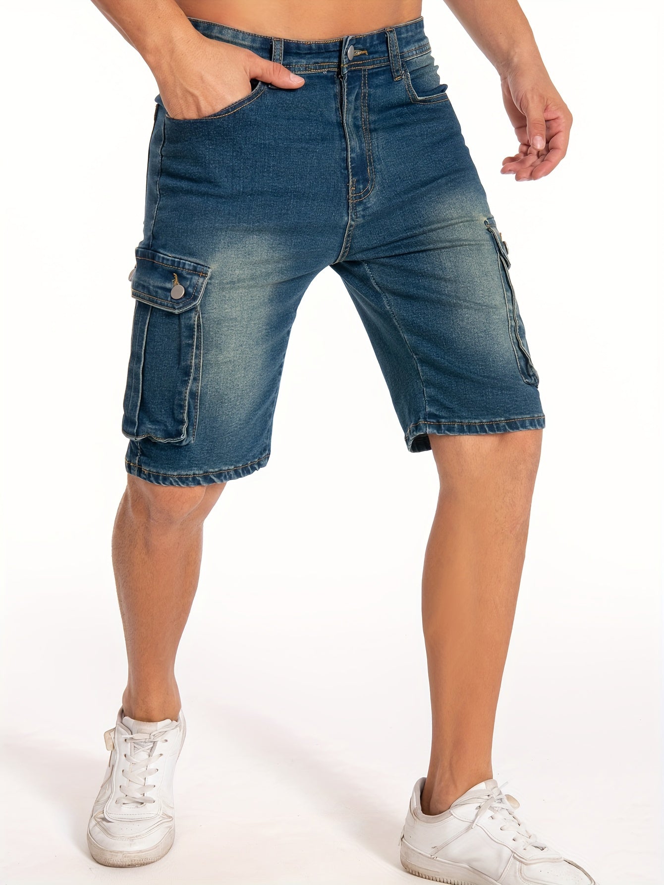 Vintage spijkershorts voor heren