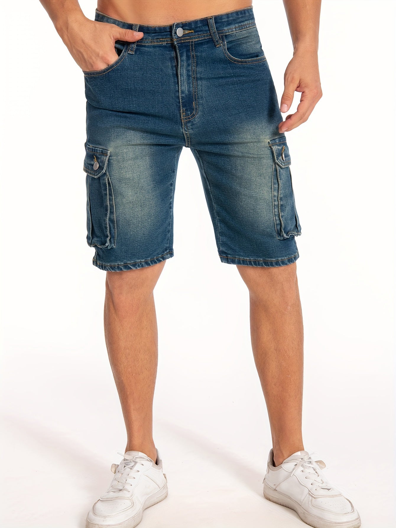 Vintage spijkershorts voor heren