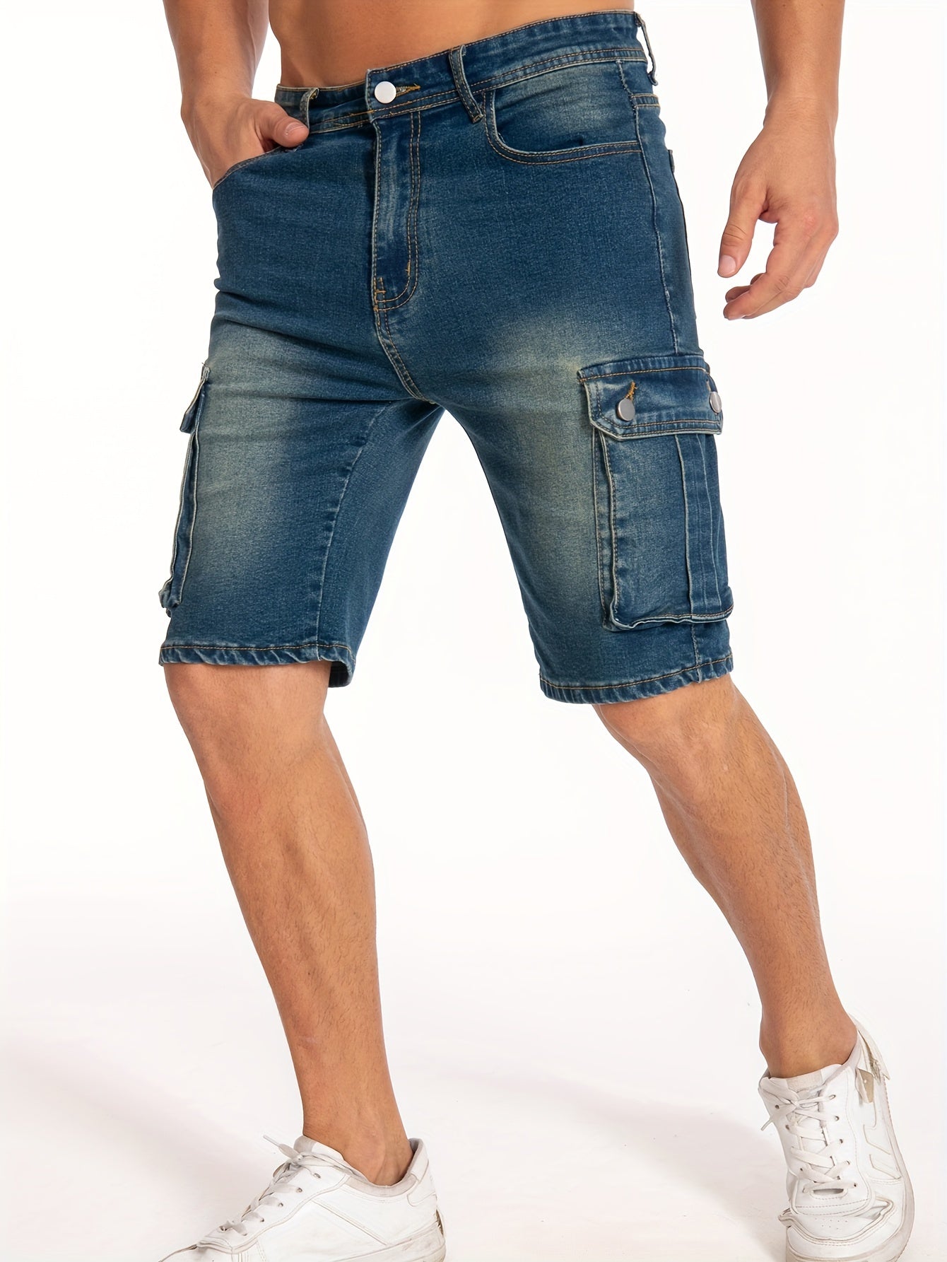 Vintage spijkershorts voor heren