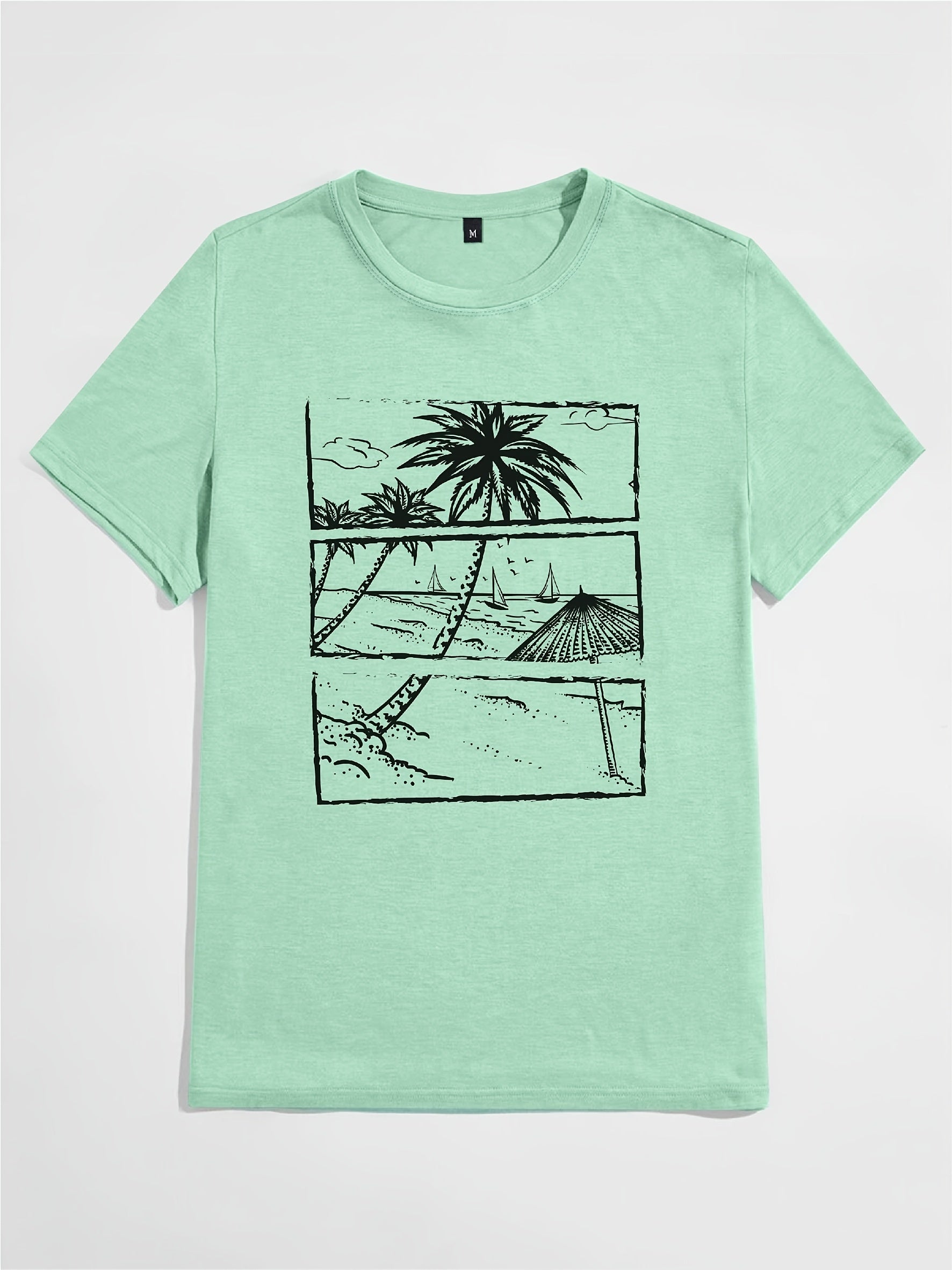 Hawaiian Beach T-shirt for Men