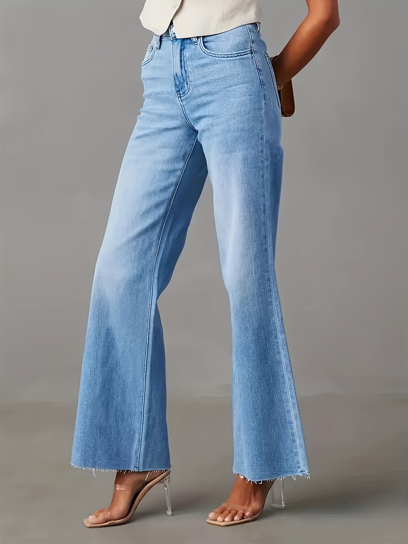 Trendy comfort baggy jeans