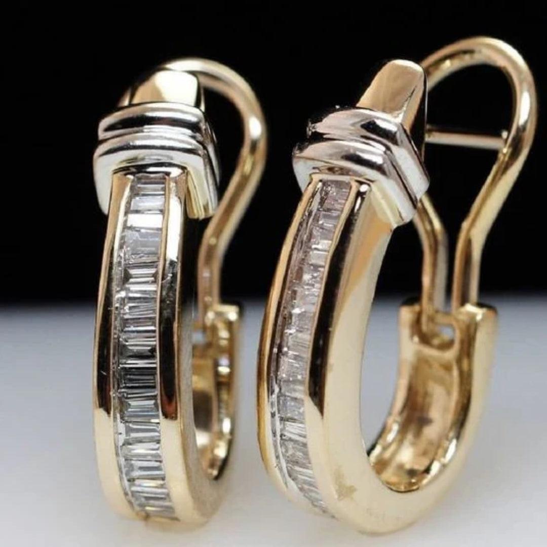 Valeria | vintage diamond earrings