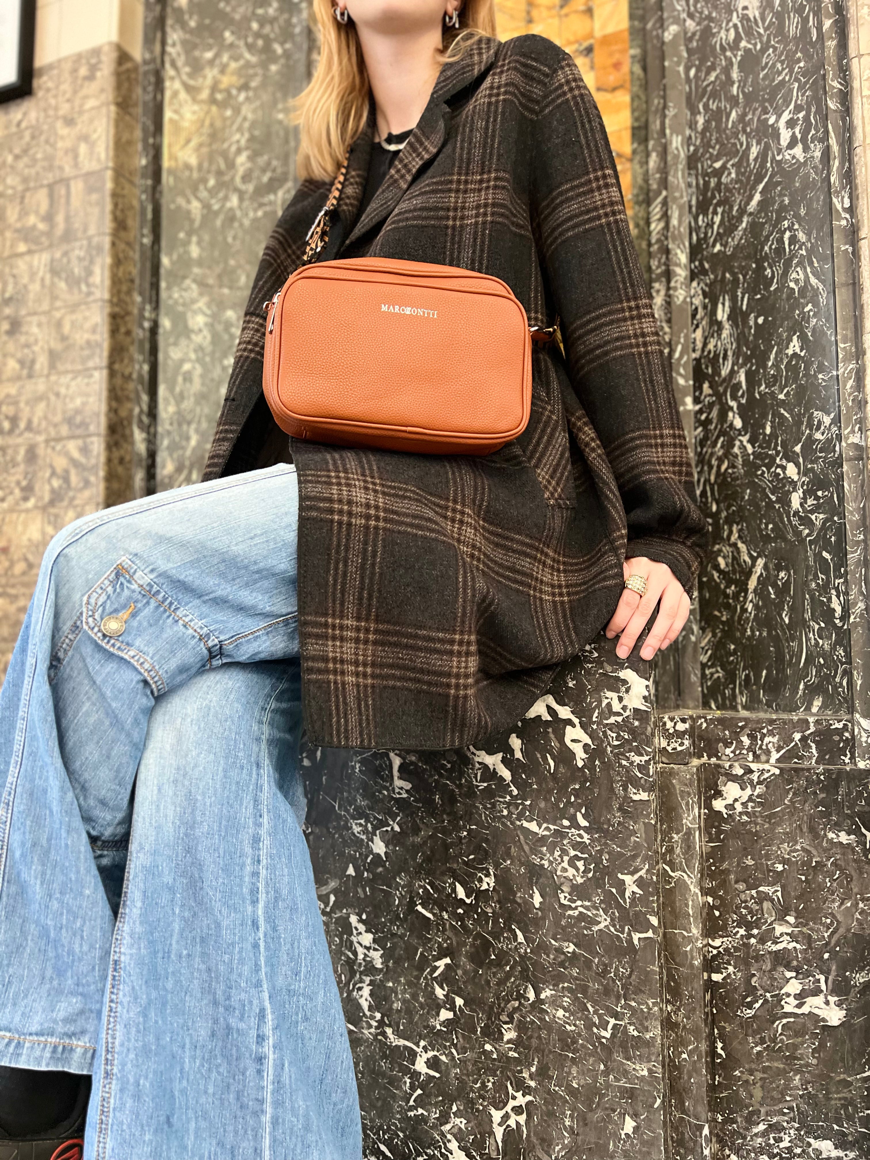 Marcontti ™ - Leather shoulder bag for women