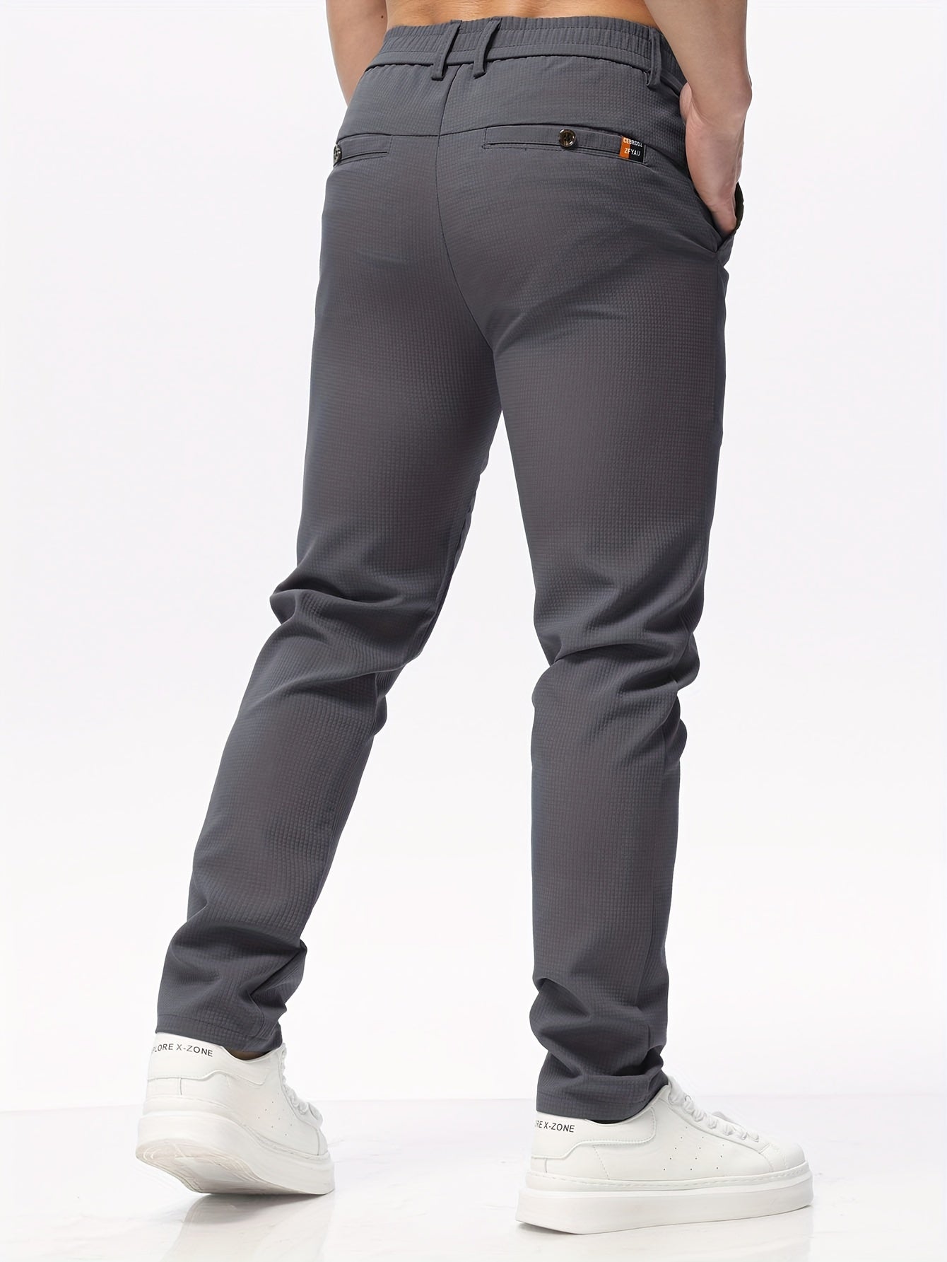 Slim fit trousers for men