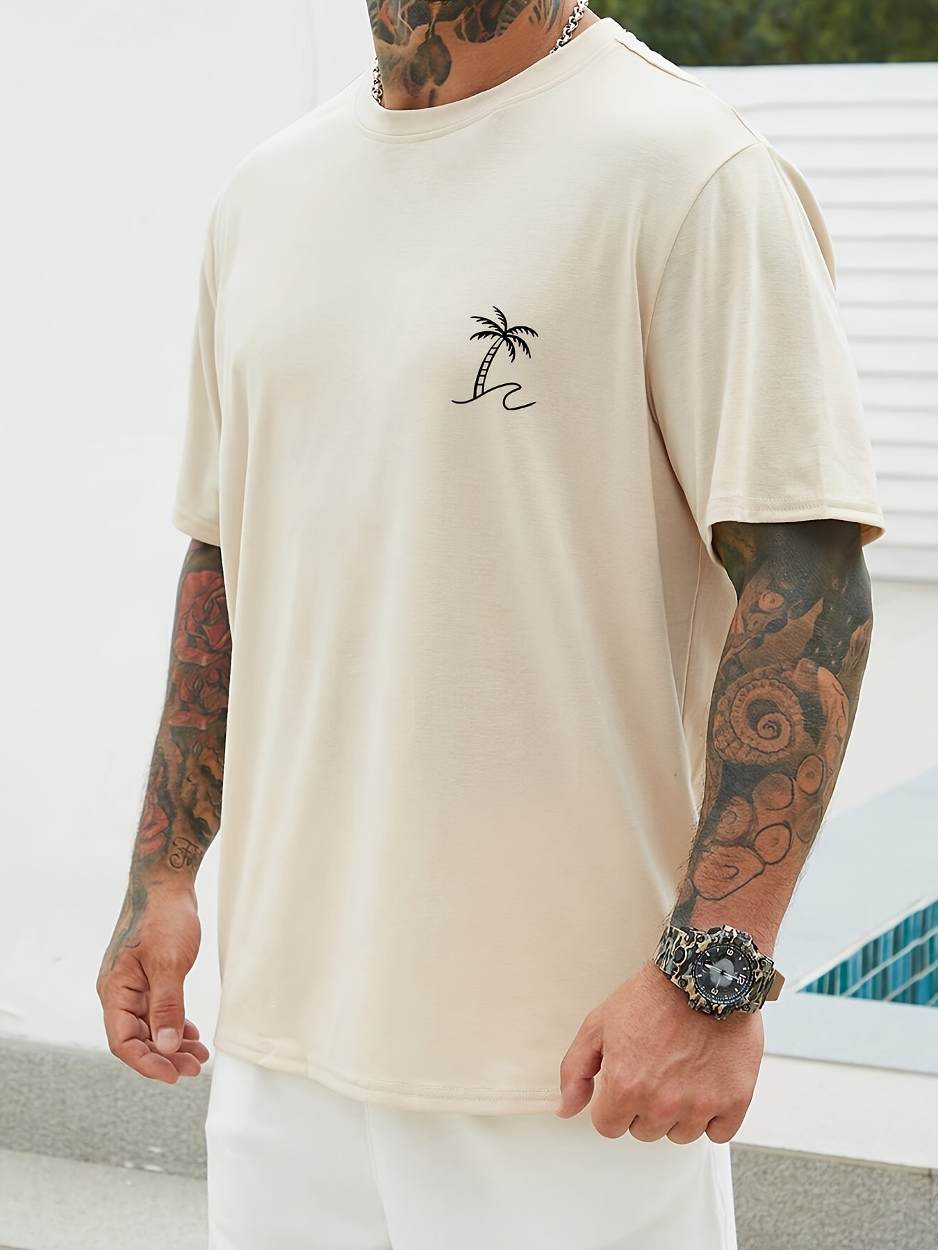 Palmen-T-Shirt für Herren