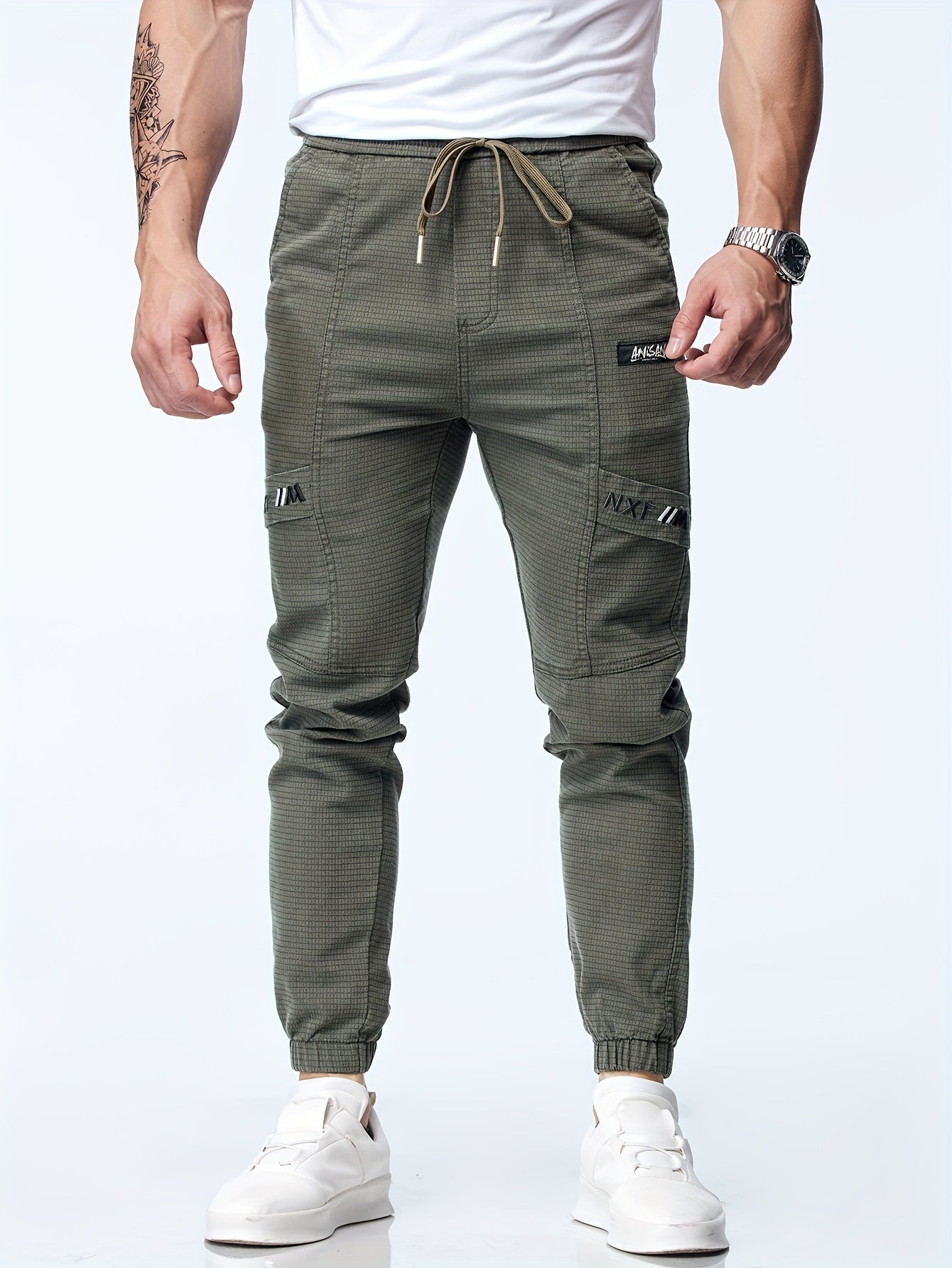 Men's Elastic Waist Pants