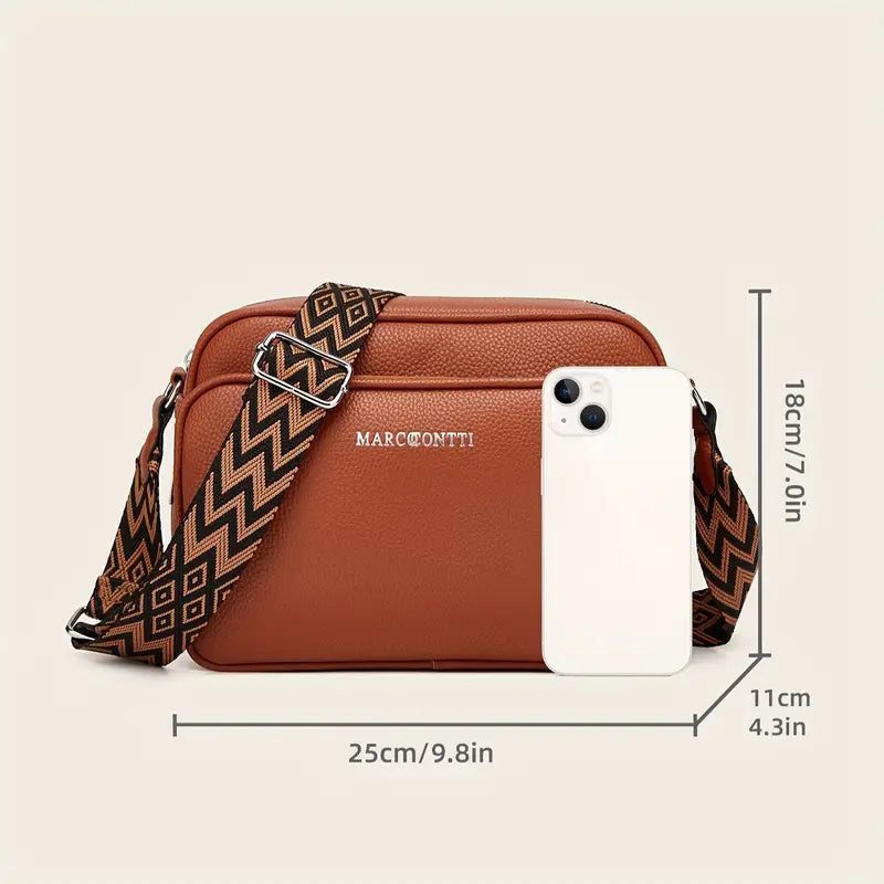 Marcontti ™ - Leather shoulder bag for women