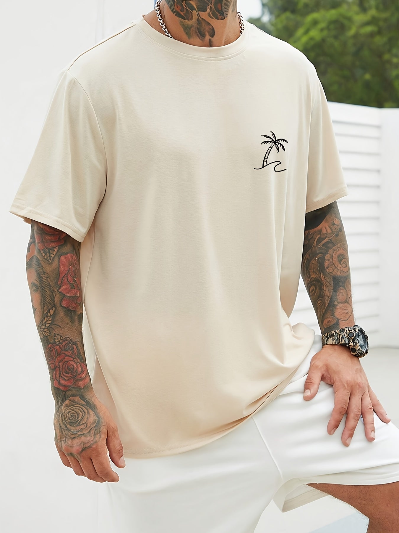 Palmen-T-Shirt für Herren