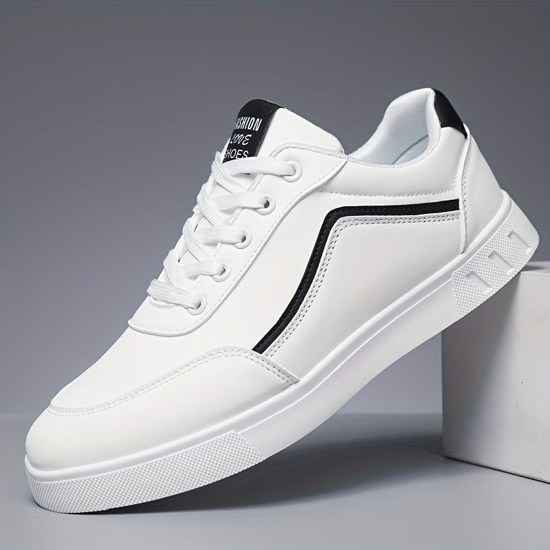 Men's shoes with plain stripes